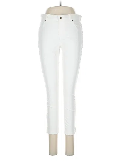 Pre-owned Hue Casual Pants In White