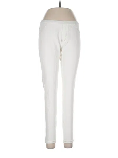 Pre-owned Hue Casual Pants In White