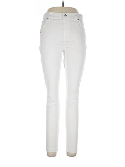 Pre-owned Hue Casual Pants In White