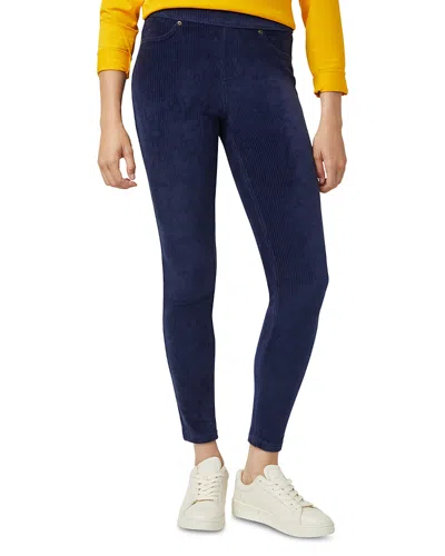 Hue Classic Corduroy Leggings In Blue