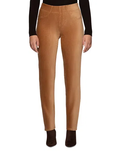 Hue Classic Corduroy Soft Stretch Knit Leggings In Brown