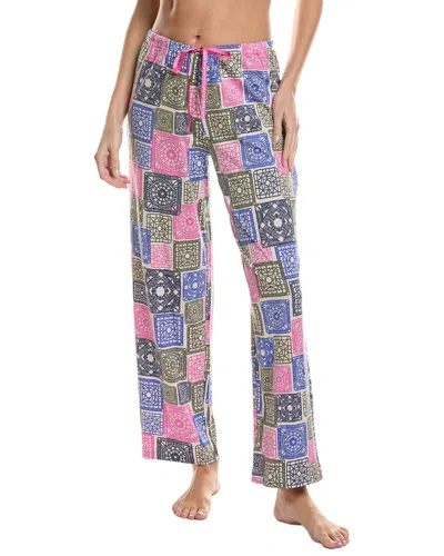 Hue Crochet All Day Long Pajama Pant In Multi