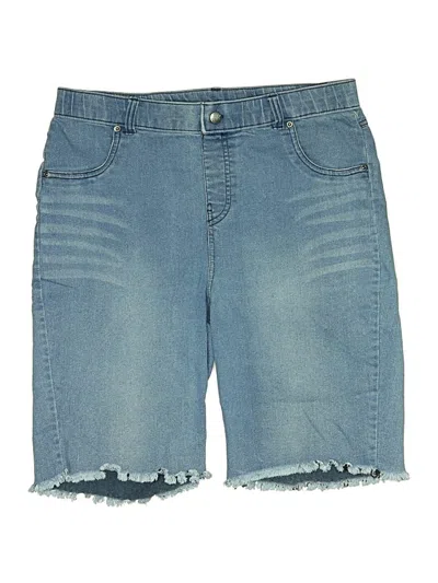 Pre-owned Hue Denim Shorts In Blue