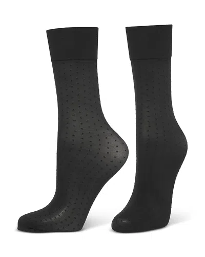 Hue Dot Socks In Black