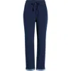 Hue Drawstring Denim Joggers In Blue