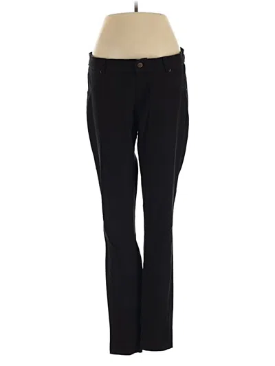 Pre-owned Hue Dress Pants In Black