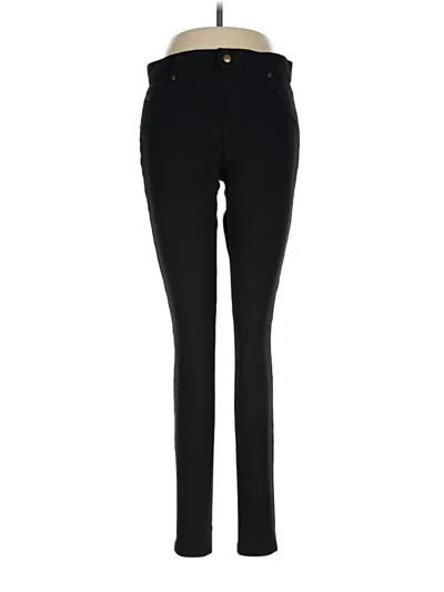 Pre-owned Hue Dress Pants In Black