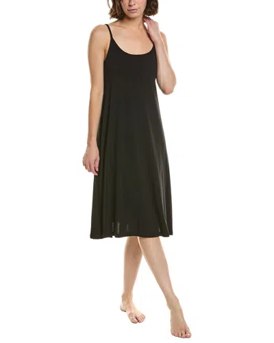 Hue Easy Breezy Lounge Chemise In Black