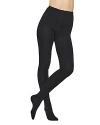 Hue Opaque Control Top Tights In Black