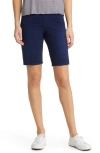 Hue Game Changing Bermuda Shorts In Dark Rinse Wash