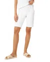 Hue Game Changing High Rise Bermuda Shorts In White