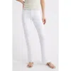 Hue Game Changing High Waist Straight Leg Denim Leggings In White