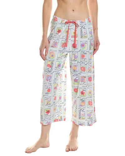 Hue Garden Seeds Pajama Capri In Multi