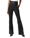 Hue High Rise Shimmer Flare Leggings In Black