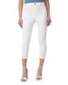 Hue High Rise Ultra Soft Denim Capri Leggings In Medium Wash