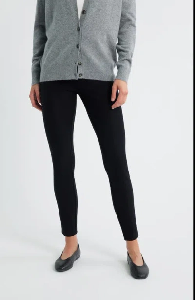 Hue High Waist Winter Denim Leggings In Animal Print