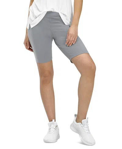 Hue High-waisted Bike Shorts In Granite