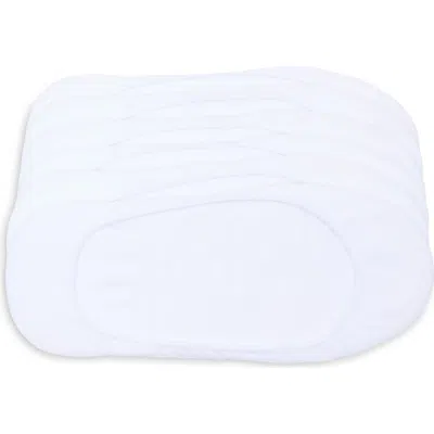 Hue Invisible Comfort 6-pack Liner Socks In White