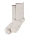 Hue Jean Socks In Oatmeal Heather