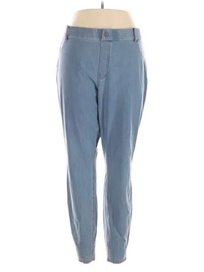 Pre-owned Hue Jeans In Blue