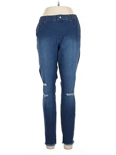 Pre-owned Hue Jeans In Blue