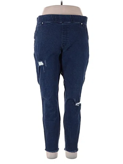 Pre-owned Hue Jeans In Blue