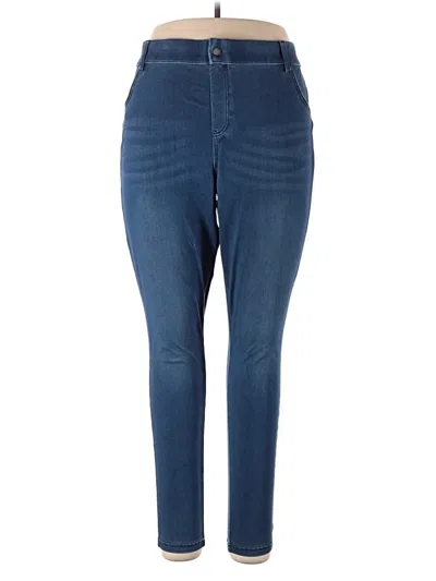 Pre-owned Hue Jeans In Blue