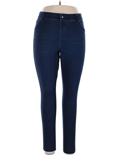 Pre-owned Hue Jeans In Blue