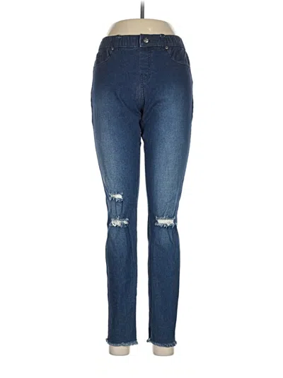 Pre-owned Hue Jeans In Blue