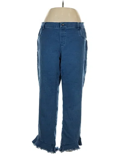Pre-owned Hue Jeans In Blue