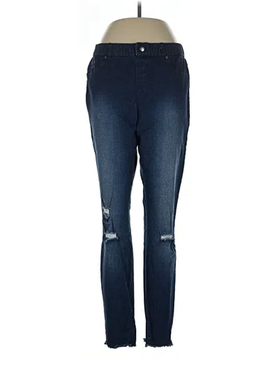 Pre-owned Hue Jeans In Blue