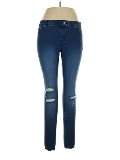 Pre-owned Hue Jeans In Blue