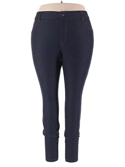 Pre-owned Hue Jeans In Blue