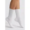 Hue Jeans Cotton Blend Crew Socks In Border Leo