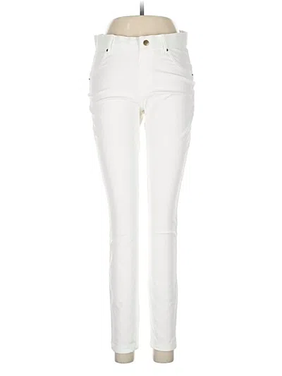 Pre-owned Hue Jeans In Ivory