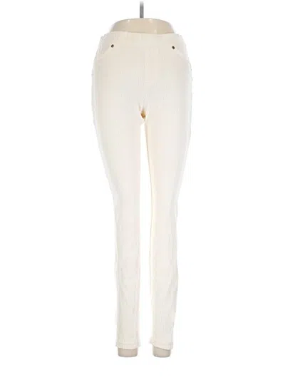 Pre-owned Hue Jeans In Ivory