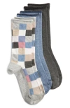 Hue 'jeans' Socks In Heather Check Pack