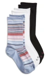 Hue 'jeans' Socks In Micro Stripe
