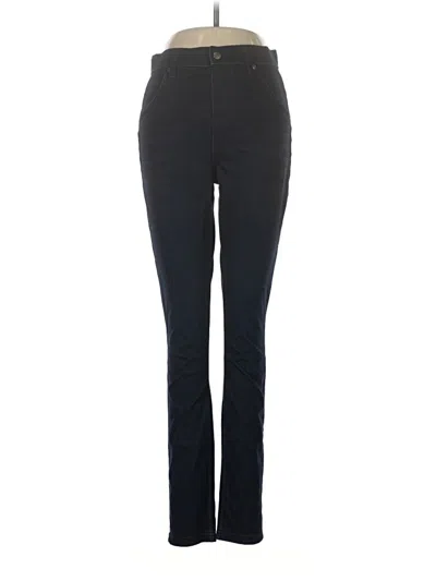 Pre-owned Hue Jeggings In Black