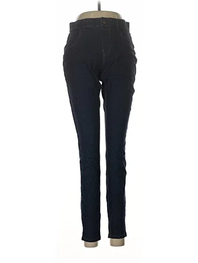 Pre-owned Hue Jeggings In Black