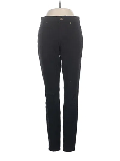Pre-owned Hue Jeggings In Black