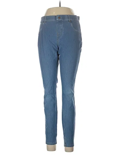 Pre-owned Hue Jeggings In Blue