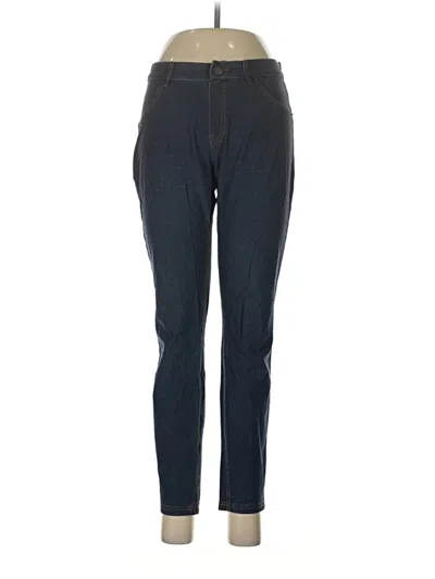Pre-owned Hue Jeggings In Blue