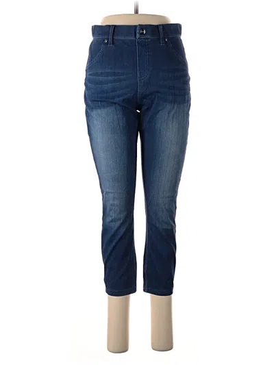 Pre-owned Hue Jeggings In Blue
