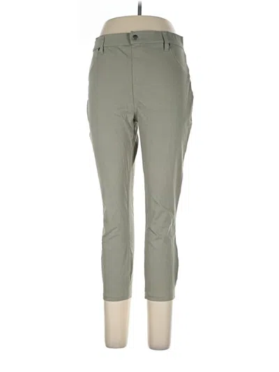 Pre-owned Hue Jeggings In Green