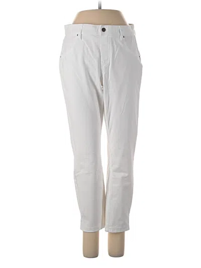 Pre-owned Hue Jeggings In Ivory