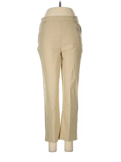 Pre-owned Hue Khaki Pant In Tan