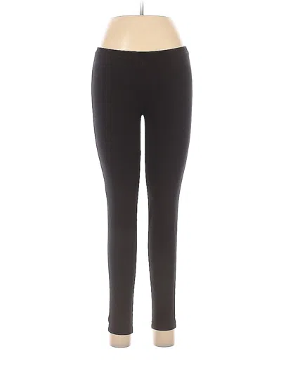 Pre-owned Hue Leggings In Black