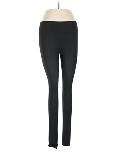 Pre-owned Hue Leggings In Black