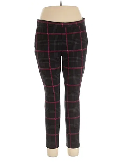 Pre-owned Hue Leggings In Black